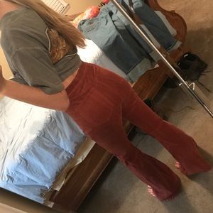 high waisted corduroy bell bottoms